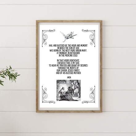 St. Andrew Christmas Novena - Printable Prayer Art