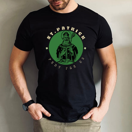 St. Patrick, Pray for Us - Unisex Crewneck T-Shirt