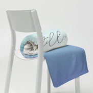 Be Still and Know That I Am God - Psalm 46:10 - Minky Throw Blanket